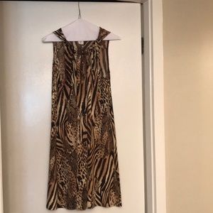 Safari print dress.